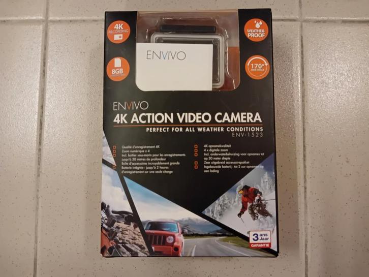 4k Action Video Camera, Audio, Tv en Foto, Actiecamera's, Zo goed als nieuw, Ophalen
