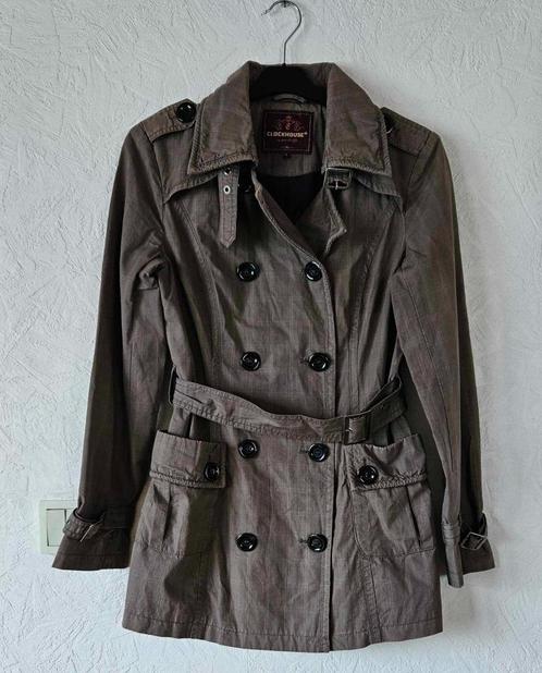 Veste trench CLOCKHOUSE taille M, Kleding | Dames, Jassen | Zomer, Gedragen, Maat 38/40 (M), Bruin, Ophalen of Verzenden