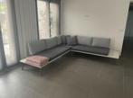 Lounge set / salon de jardin aluminium + table (80x80cm), Comme neuf