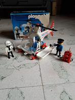 Vintage Playmobil 3144 Politiehelikopter, Complete set, Gebruikt, Ophalen