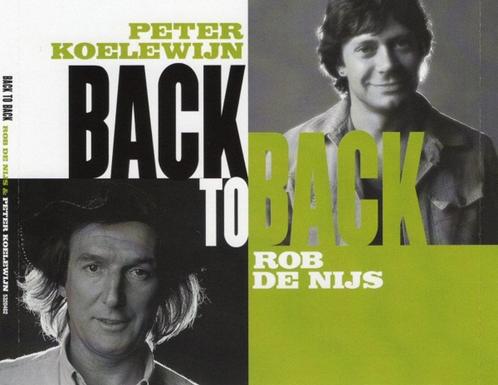 2-CD-BOX * Rob de Nijs & Peter Koelewijn – Back To Bac, Cd's en Dvd's, Cd's | Nederlandstalig, Ophalen of Verzenden