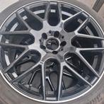 20" mercedes velgen met bridgestone banden 5x112, Ophalen, Gebruikt