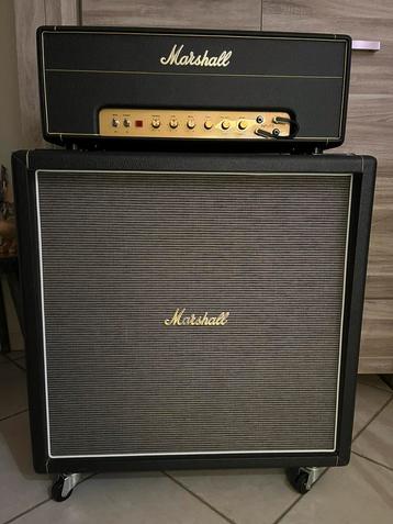 JMP 50 HW Plexi + 2x12 Marshall custom cab disponible aux enchères