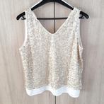 Nieuw topje Esprit met gouden pailletten., Vêtements | Femmes, Tops, Enlèvement ou Envoi, Beige, Esprit, Neuf