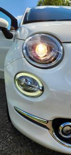 Fiat 500 Mild Hybride pano dak, Auto's, Fiat, Voorwielaandrijving, 88 g/km, Wit, Handgeschakeld