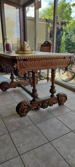 Antieke Mechelse tafel en stoelen, Ophalen