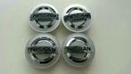 Nissan wieldoppen/center caps Ø 54 mm zwart/zilver, Ophalen of Verzenden, Nieuw