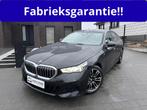 BMW 520 diesel/elek M-pakket | 1,5 j fabrieksgarantie |, Parkeersensor, Leder en Stof, Zwart, Berline