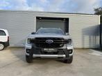 Ford Ranger 2.0 Bi 205pk / WILDTRAK / FULL OPTION / TREKHAAK, Auto's, Ford, Automaat, 4 cilinders, Leder, Zilver of Grijs