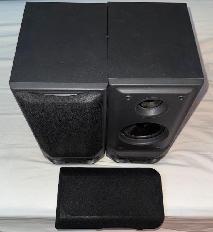 SANYO sx-d 70 e 80w 8ohm, Audio, Tv en Foto, Luidsprekerboxen, Zo goed als nieuw, Front, Rear of Stereo speakers, 60 tot 120 watt