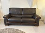 Elegant Dark Brown Leather Sofa – Great Condition!, Huis en Inrichting, Zetels | Zetels, Ophalen, 150 tot 200 cm, Tweepersoons