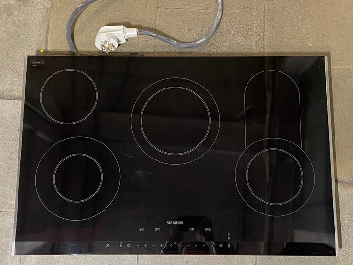 Siemens vitrokeramische kookplaat, Elektronische apparatuur, Kookplaten, Zo goed als nieuw, Inbouw, Keramisch, 4 kookzones, Ophalen