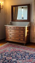 Commode met marmer., Antiek en Kunst, Antiek | Meubels | Kasten, Ophalen
