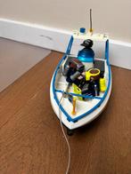 Playmobil politieboot met 2 duikers, Kinderen en Baby's, Speelgoed | Playmobil, Ophalen of Verzenden, Zo goed als nieuw