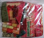 Handwerk Hobby Slowstitch Designers stofrest ROOD-GROEN, Overige materialen, Nieuw, Ophalen of Verzenden, 30 tot 120 cm