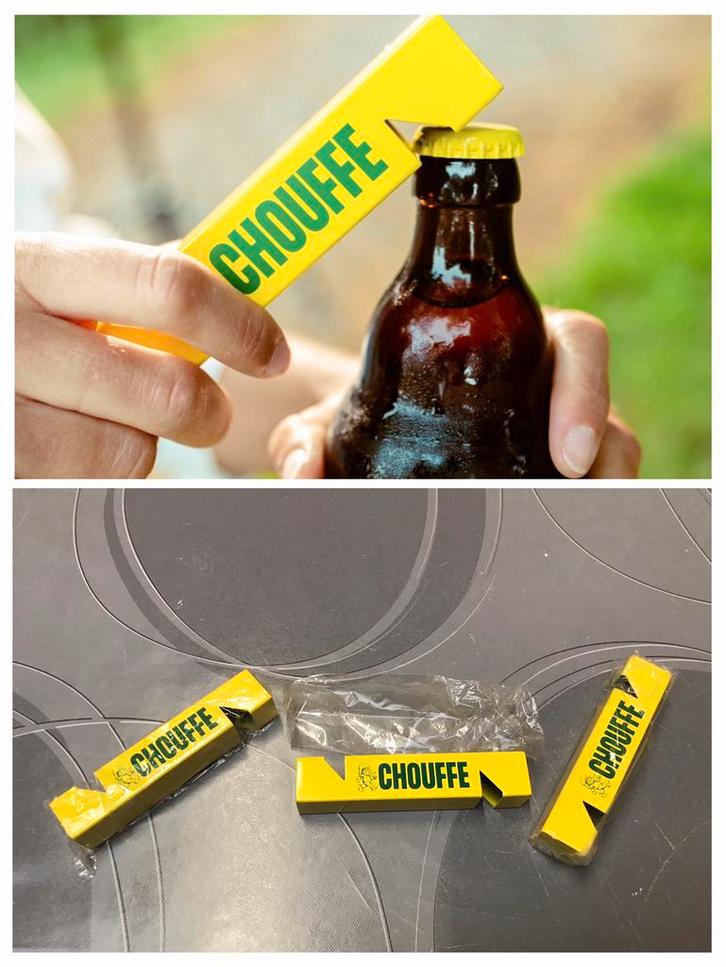 Chouffe stoppentrekkers, 3st.voor 12€, Verzamelen, Biermerken, Nieuw, Overige typen, Ophalen of Verzenden