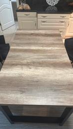 Hout tafel, Huis en Inrichting, Ophalen, 50 tot 100 cm, Zo goed als nieuw, Vijf personen of meer