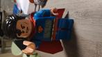 Lego superman figuur klok, Ophalen of Verzenden, Zo goed als nieuw, Lego