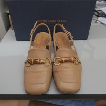 Slingback camel Pedro Miralles maat 38 beschikbaar voor biedingen