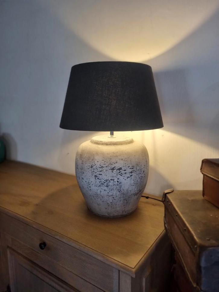Landelijke tafellamp flamant, Huis en Inrichting, Lampen | Tafellampen, Zo goed als nieuw, Ophalen of Verzenden