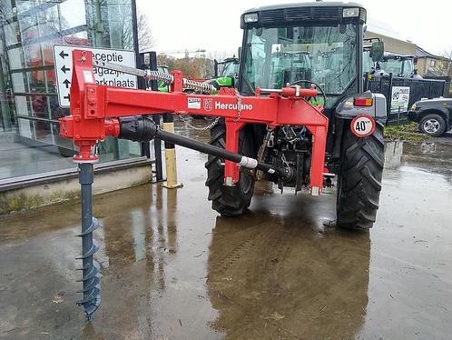 Grondboor + hydr. boor voor tractor, kniklader, deutz, tym., Zakelijke goederen, Machines en Bouw | Onderhoud en Reiniging, Ophalen of Verzenden