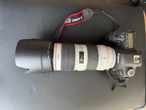 Canon EOS 70-200 MK III 2.8 fl + body EOS 5 MK II, Audio, Tv en Foto, Fotocamera's Digitaal, Zo goed als nieuw, Spiegelreflex