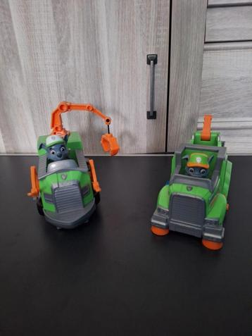Paw Patrol: Rocky's sleepboot & vuilniswagen truck, Enlèvement ou Envoi, Comme neuf