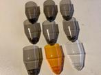 Lego Windscreen 7 x 4 x 2 Round 9 stuks / 325-14, Ophalen of Verzenden, Gebruikt, Losse stenen, Lego