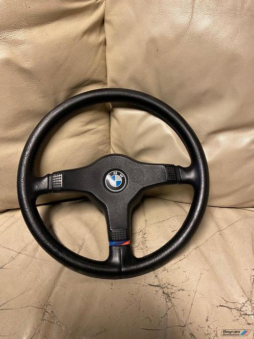 Bmw E30 mtechnik stuur zwart leder M3 E34 E24 3-serie E32, Auto-onderdelen, Besturing, BMW, Gebruikt, Ophalen of Verzenden