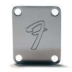 Fender Neck Plate (Big "F") voor Stratocaster & Telecaster, Muziek en Instrumenten, Ophalen of Verzenden, Nieuw, Elektrische gitaar