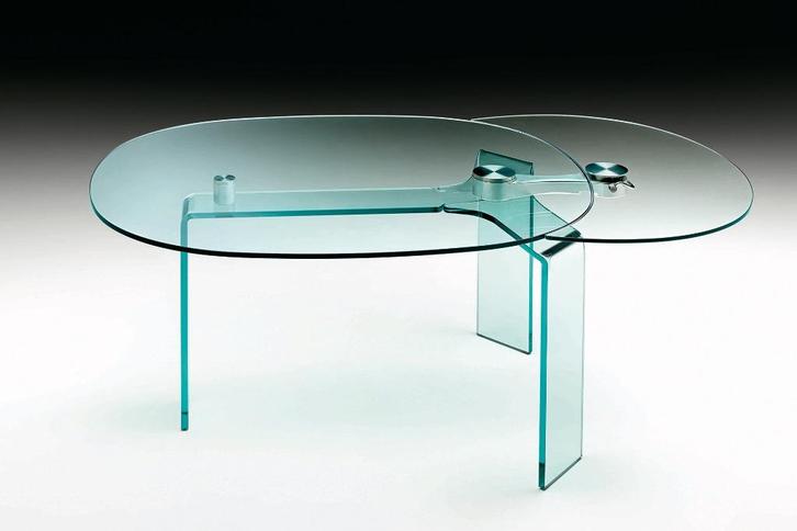 Table de salle à manger - Fiam Ray Plus, Huis en Inrichting, Tafels | Eettafels, Zo goed als nieuw, 50 tot 100 cm, 100 tot 150 cm