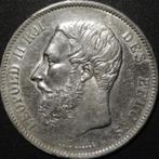 Zilver - België - 5 Francs - Leopold II - 1867, Zilver, Ophalen of Verzenden, België, Losse munt