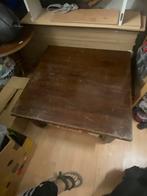 Vierkante salontafel, Huis en Inrichting, Tafels | Salontafels, Ophalen, Gebruikt, Vierkant, 50 tot 100 cm