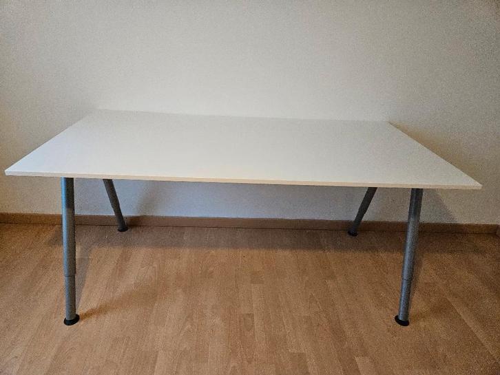 IKEA GALANT bureau 160x80 + bureaustoel + lamp, Maison & Meubles, Bureaux, Comme neuf, Bureau, Enlèvement