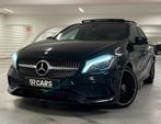 Mercedes A180d 7GTronic  Amg /Pano.Camera.xenon, 4 cilinders, Leder en Stof, Zwart, 1490 cc