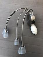 Applique avec 5 lampes LED et variateur de lumière, Utilisé, Enlèvement ou Envoi, Métal