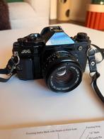 Canon A1, 50mm lens, met flash en tas, Ophalen, Zo goed als nieuw, Spiegelreflex, Canon