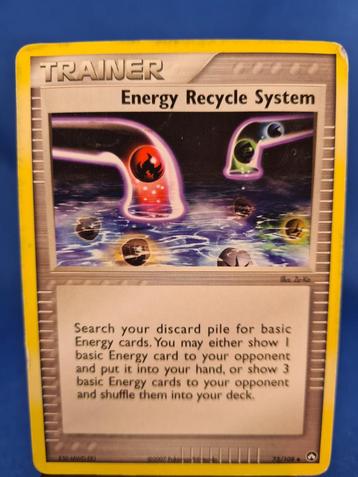 Energy Recycle System 73/108 - Power Keepers beschikbaar voor biedingen