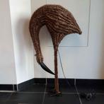 Vintage bamboe rotan vogel lamp Design USA 1960, Ophalen