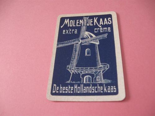 1 oude losse speelkaart Molentje Kaas (134), Collections, Cartes à jouer, Jokers & Jeux des sept familles, Comme neuf, Carte(s) à jouer