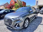 AUDI Q3 SPORTBACK S-line notebook met lederen cockpit 1 jaar, Auto's, 4 cilinders, 110 g/km, Leder, Bedrijf