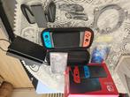 Nintendo switch, Met 2 controllers, Zo goed als nieuw, Ophalen, Met games