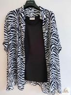 Gerry Weber twinset + topje maat 48, Kleding | Dames, Jasjes, Kostuums en Pakken, Ophalen, Zwart, Maat 46/48 (XL) of groter, Zo goed als nieuw