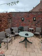 Tuintafel rond, groen, Tuin en Terras, Tuinsets en Loungesets, Ophalen