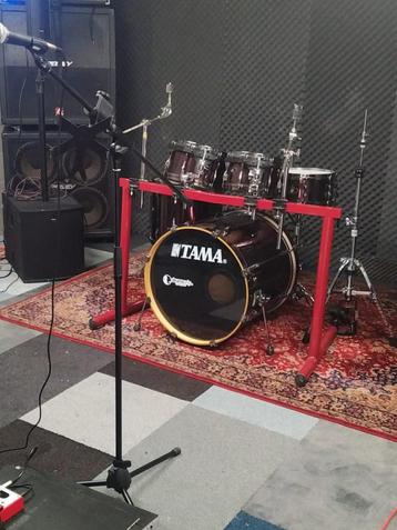 Tama Superstar Hyperdrive Burgundy Metallic, Musique & Instruments, Batteries & Percussions, Enlèvement, Utilisé, Tama
