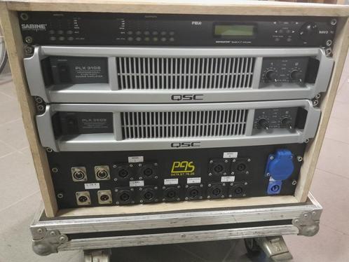 Versterkerrack QSC PLX, Muziek en Instrumenten, Versterkers | Keyboard, Monitor en PA, Zo goed als nieuw, P.A., 1000 watt of meer