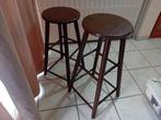 tabourets de bar, Huis en Inrichting, 2 krukken, Ophalen, Gebruikt, Hout