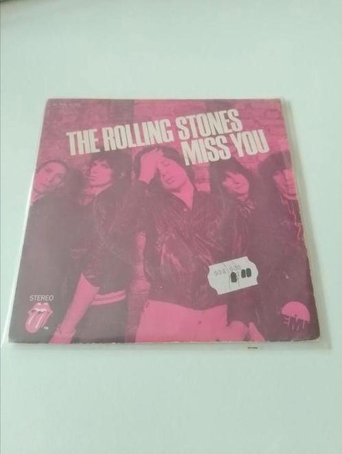 The Rolling Stones - Miss you (France), Cd's en Dvd's, Vinyl Singles, Gebruikt, Ophalen of Verzenden