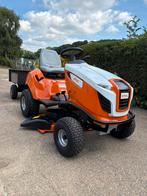 Zitmaaier Stihl hydrostatisch met kiepwagentje, Tuin en Terras, Zitmaaiers, Ophalen, Stihl, Zo goed als nieuw, Mulchfunctie
