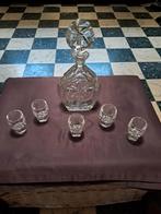 Carafe et cinq verres, Enlèvement